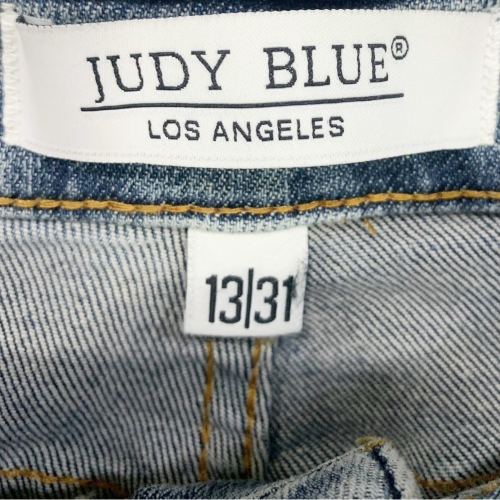 Judy Blue Distressed Slim Fit Jeans Size 31 - Picture 8 of 10